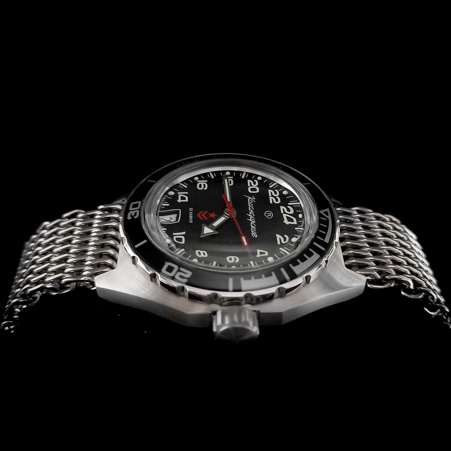Vostok | Komandirskie 650541 GMT Automatic Mechanical Self-Winding Diver Wrist Watch