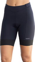 Terry Bella Prima Bike Shorts Womens Padded Bike Shorts 8.5' Inseam Compression Silicone Leg Cycling Shorts Premium Chamois