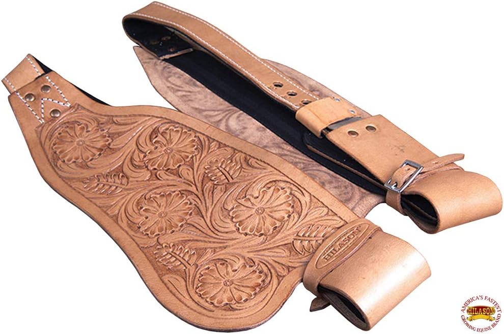 HILASON Leather Saddle Replacement Fender Pair with Hobble Strap Adult