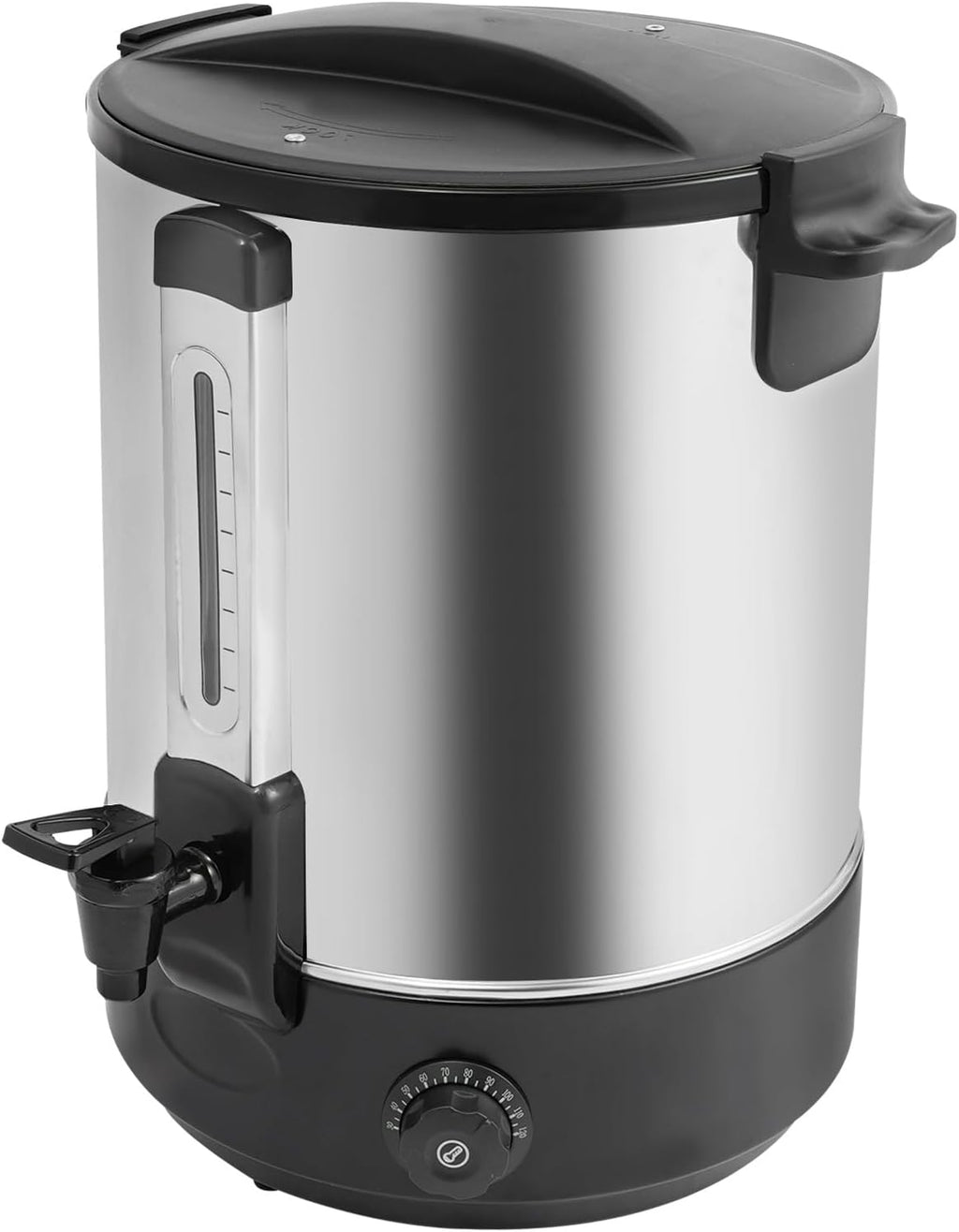 DYNAMI Electric Water Boiler and Warmer,5 Gal 304 Stainless Steel Hot Water Dispenser,Hot Drink Dispenser with Spigot,86-230 ℉ Temperature Control,for CoffeeTea Milk Water (Black)