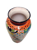 Decorative Talavera Ceramic Vase With Flowers Design