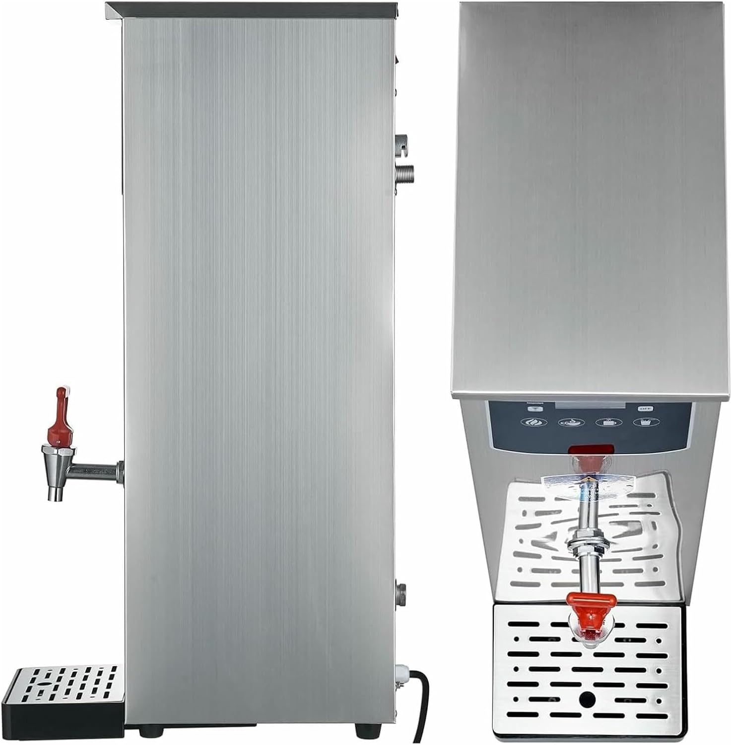 Commercial Electric Water Boiler 10L-30L, 2500W Stainless Steel Instant Hot Water Dispenser with Auto-Fill & No-Drip Spout, for Restaurants, Offices, Cafes (AM-10/AM-20/AM-30)