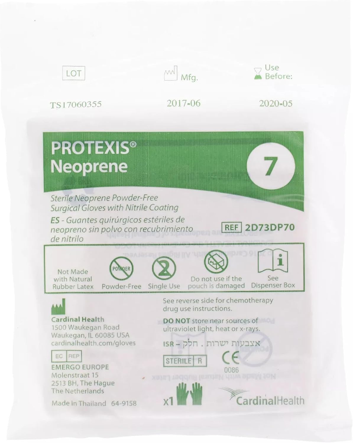 Cardinal Health™ Protexis® Neoprene Surgical Gloves with Nitrile Coating