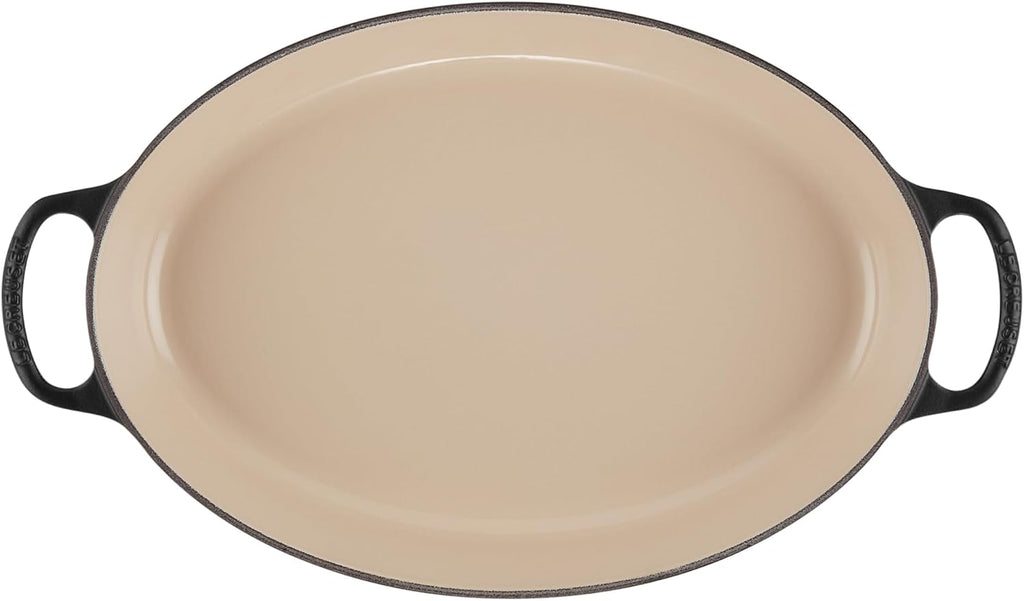 Le Creuset Enameled Cast Iron Signature Oval Baker, 3qt. Licorice