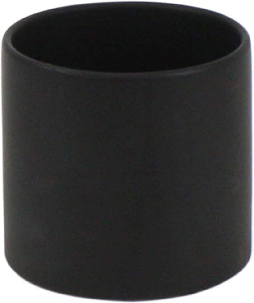 WGVI Matte Black Ceramic Cylinder Vase Width 5.5' Height 5', Flower Arrangements, Candle Holder, Terrarium Planter Pot, Storage Container Organizer, Pen Brush Holder, Tabletop Decor, Bulk, 12 Pcs