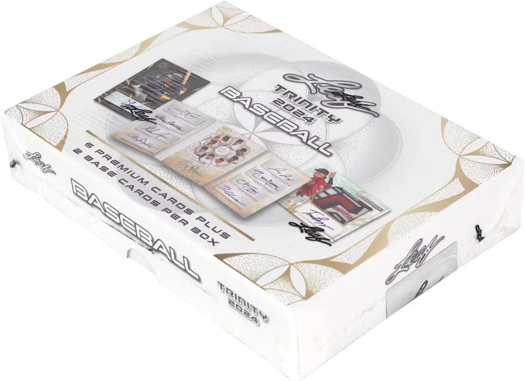 2024 Leaf Trinity Baseball Hobby Trading Card Box (6 Autographs Per Box)