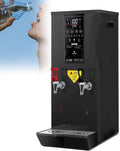 Commercial Hot Water Dispenser with Filter Automatic Water Boiler Machine Large Capacity 50L/H for Tea Boba Tea Milk Tea Restaurant Hotel (Black)