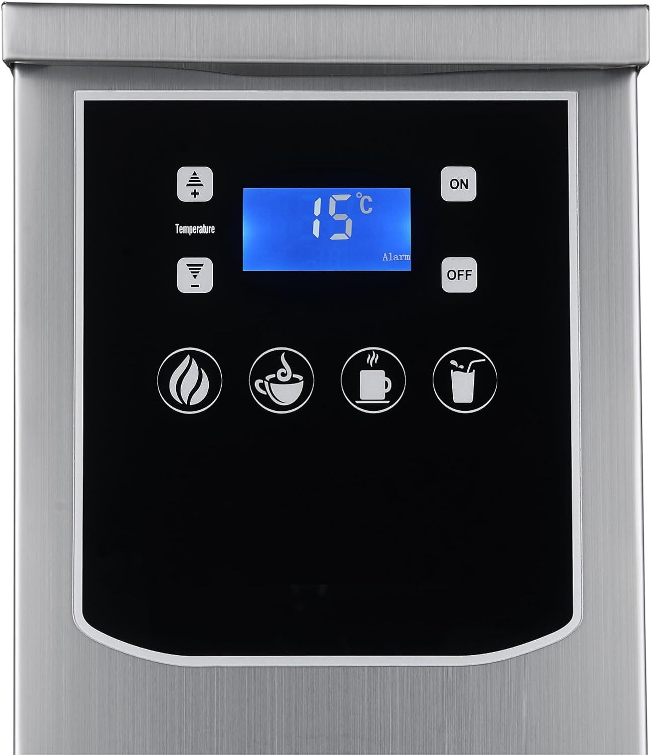 Commercial Instant Hot Water Heater - 20L Stainless Steel Boiler, 2500W Fast Heating, Auto-Fill & Drip-Free Tap for Offices, Restaurants, Cafes