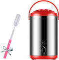 Drink Dispenser Drink Dispenser, Hot Water Pot and Beverage Dispenser Water Warmer and Dispenser for Tea or Coffee Commercial Milk Tea Barrel Insulated Bucket Thermal Carafes for Parties