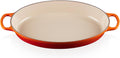 Le Creuset Enamel Cast Iron Signature Oval Baker, 3 qt., Flame