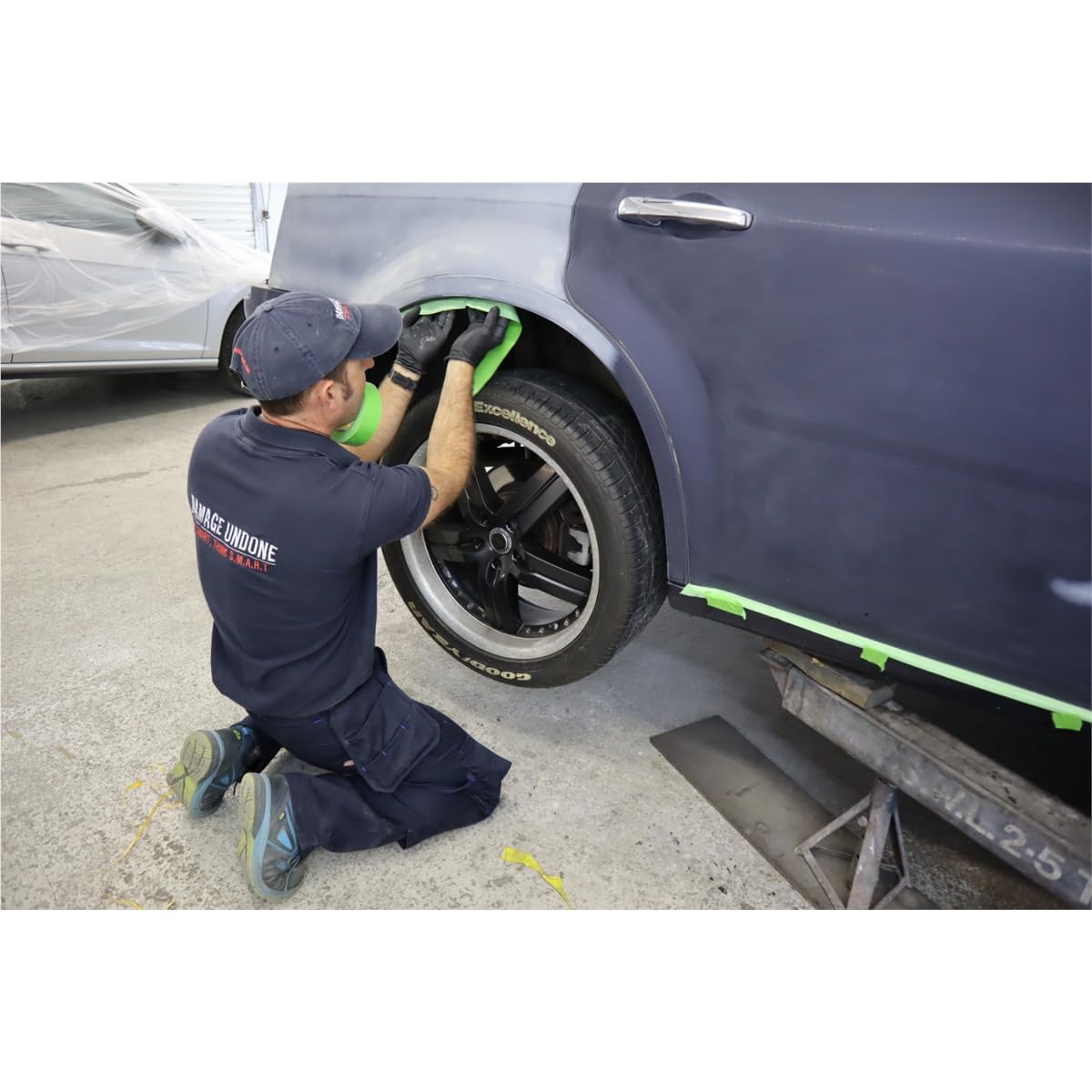 Graff City PPM Q1 Products HPG148 High Performance Green Masking Tape, 55 m x 48 mm, 130 um THK, 20/case, Green