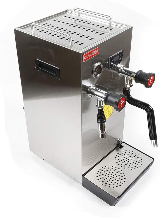 Commercial Milk Frother Machine Multi-purpose Electric Water Boiler Dispenser 2500W 2.1Gal Automatic Boiling Water Frother Commercial Steam Milk Foam Machine for Coffee Shop, Bar, Milk Tea Shop