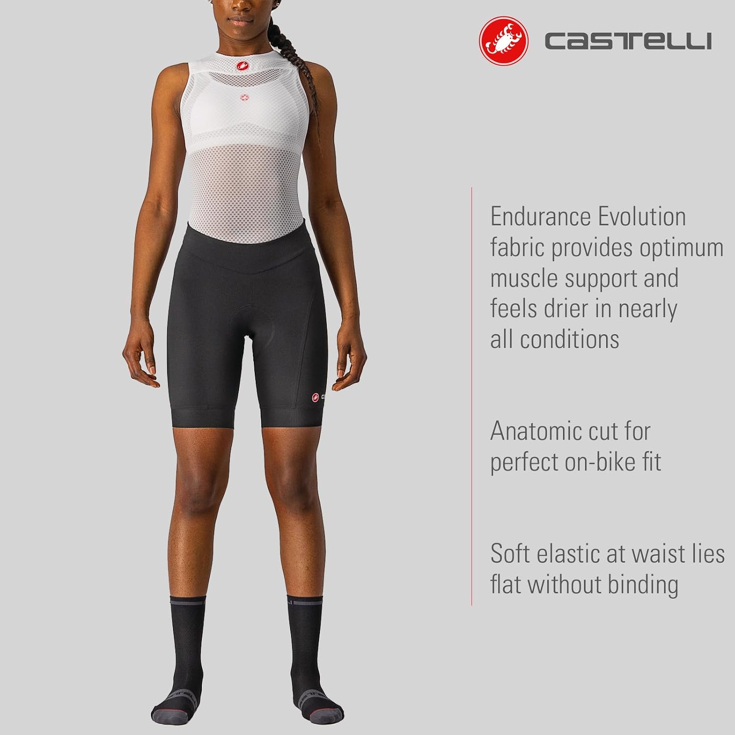 CASTELLI Women's Endurance Short for Road and Gravel Biking I Female Padded Cycling Shorts