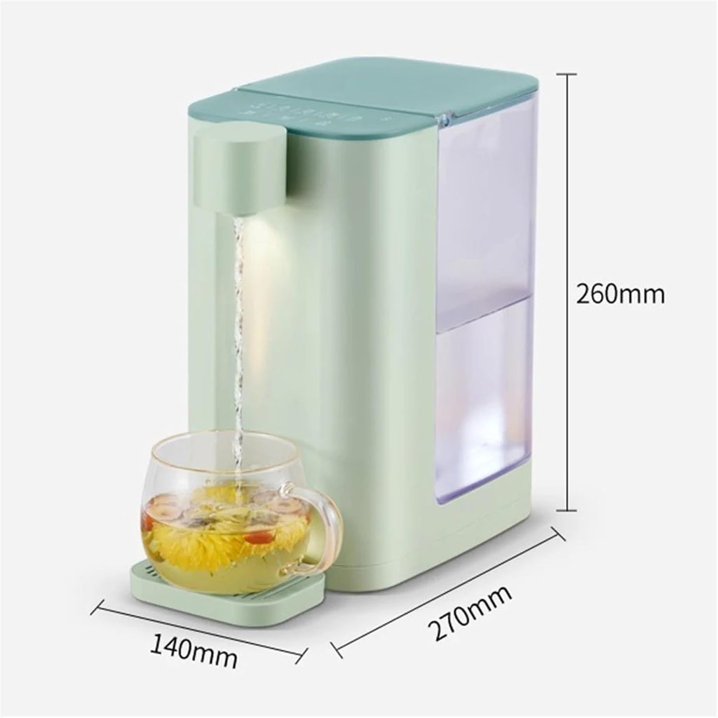 Water Dispenser 2.8L Instant Heating Water Dispenser Electric Pump 2000W 3s Fast Heat Dispensador Bottle Dispenser Smart Electric Kettle Water Cooler(Green)