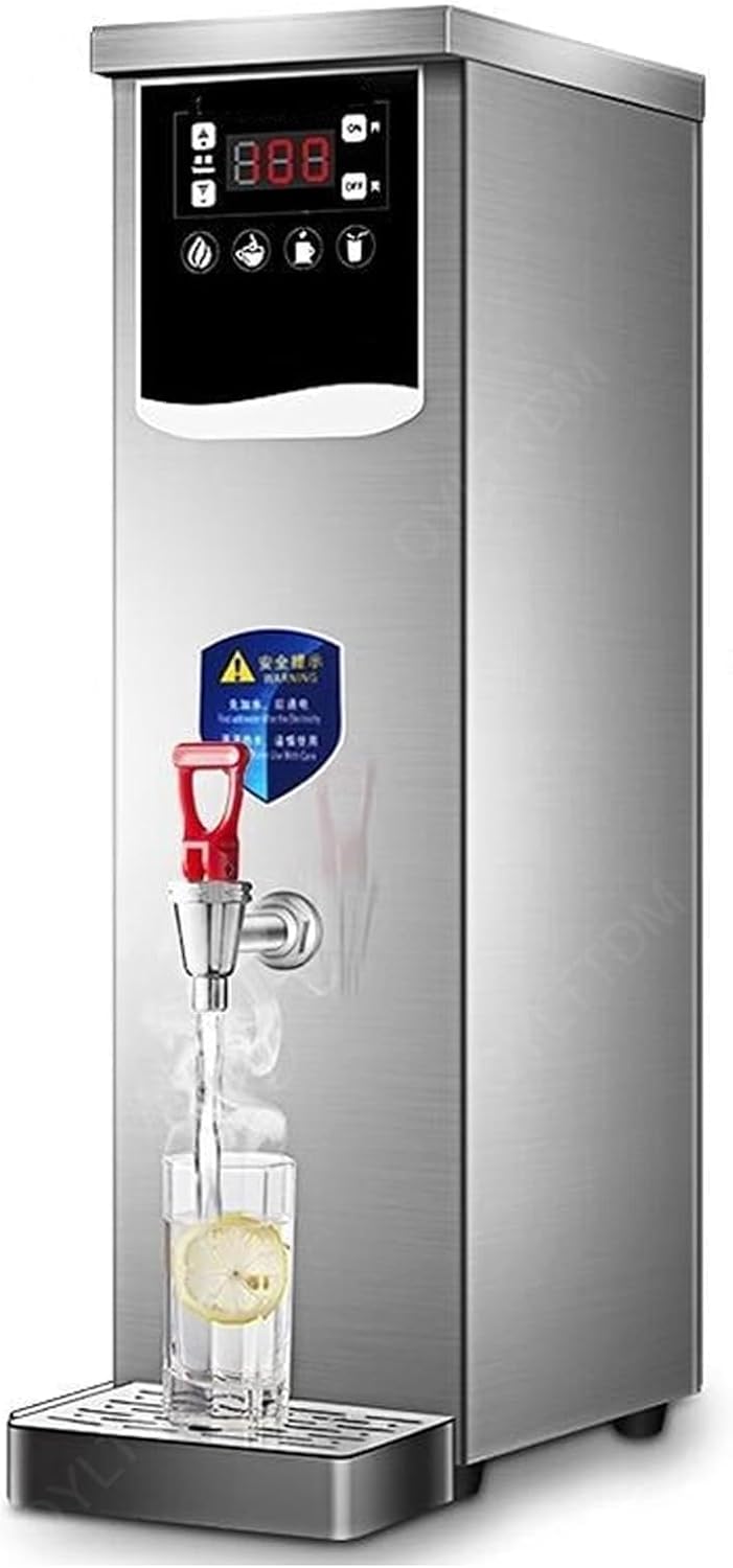 Hot Water Boiler, 2500W Autofill Stainless Steel Tea Maker, Digital Control Panel, Auto Temperature Control, Fast Boiling Water, Non Drip Tap, 35/60/90L/H Water Production (A 30L 75CM)