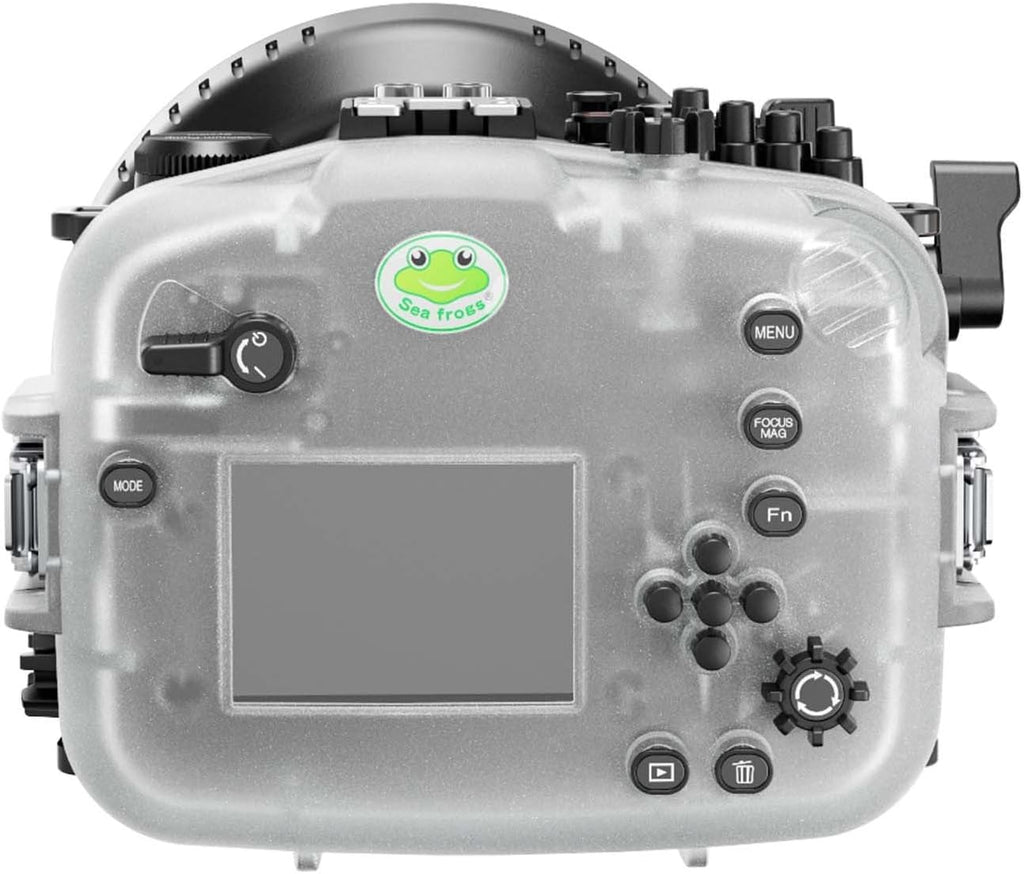 Seafrogs Underwater Housing for Sony FX3 I FX30, [40M/130FT] Waterproof Case Scuba Diving Housing for Sony ILME-FX3 I FX30 +24-70 mm F2.8 GM, FE 16-35mm F2.8 GM, for Sigma 24-70mm F2.8