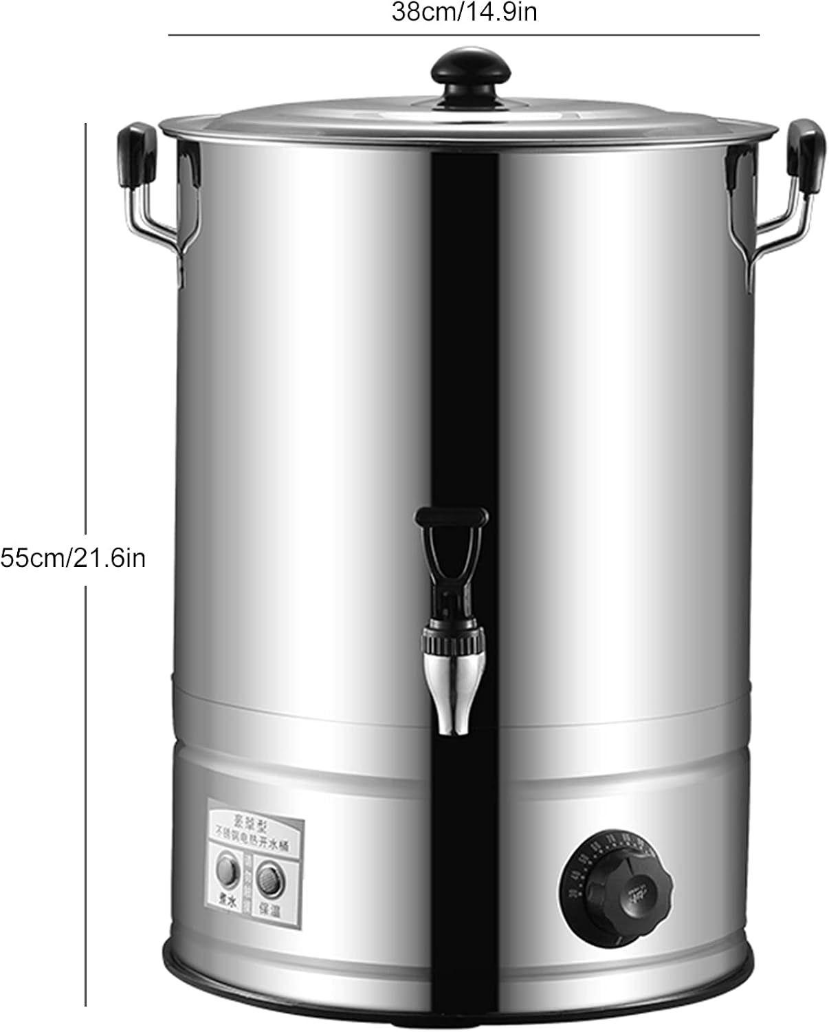 Stainless Steel Catering Urn - Large Capacity Commercial Hot Water Boiler For Office Use, Ideal For Tea And Coffee -For Hot Water Urns