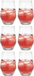 東洋佐々木ガラス Toyo Sasaki Glass Tumbler, Water Variation, 16.2 fl oz (480 ml), Made in Japan, Dishwasher Safe, T-25102HS Set of 6