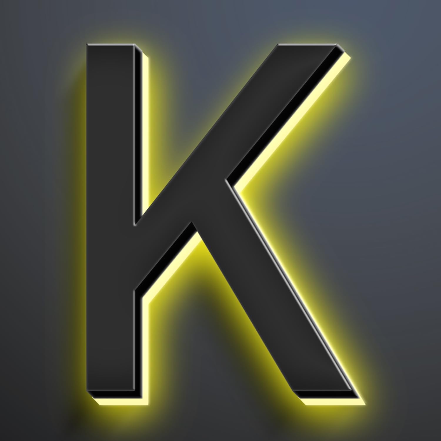 18 Inch Backlit LED Illuminated House Numbers For A Modern Home Look Stylish Light Up Address Signs Create A Striking First Impression Home Address Numbers,K