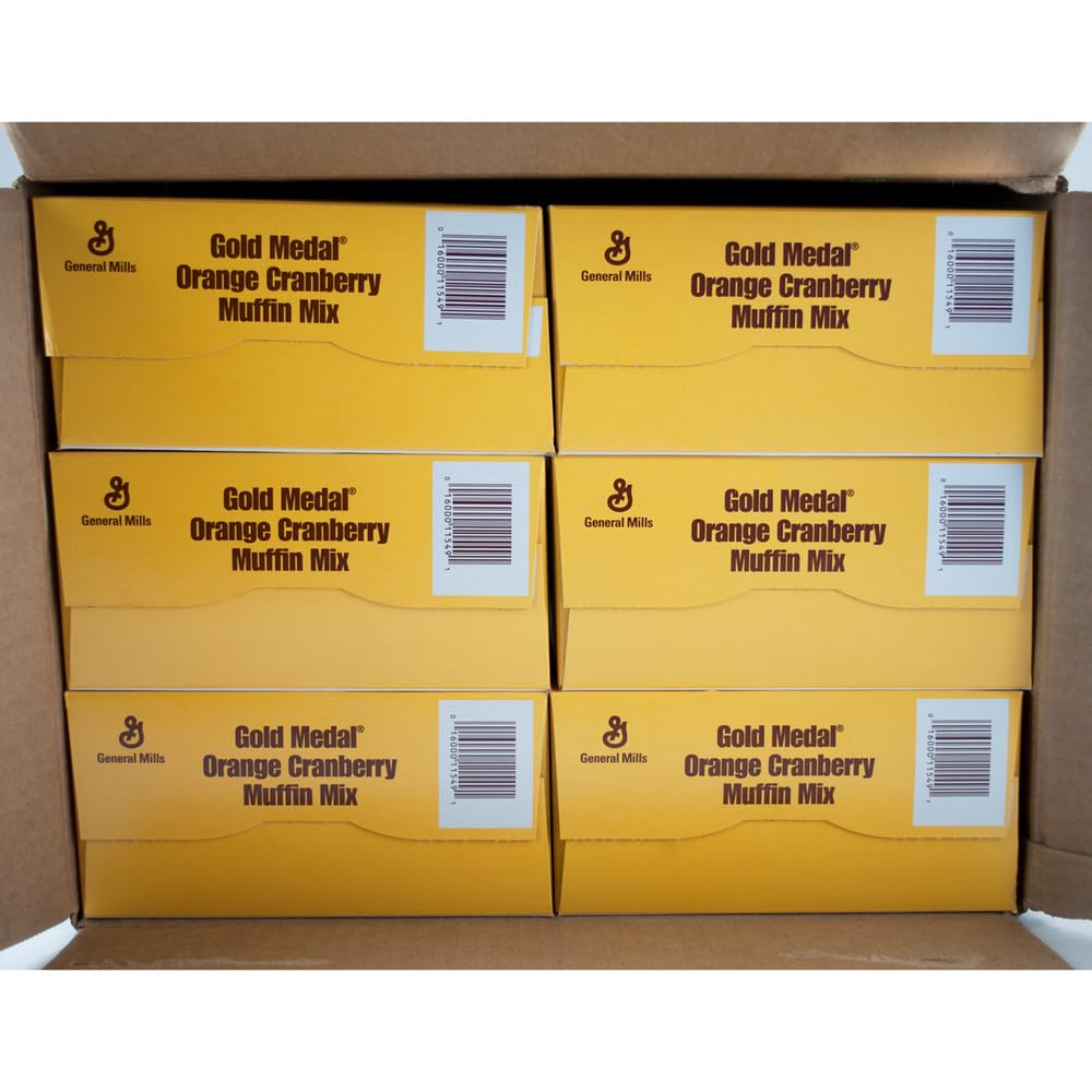 Gold Medal Orange Cranberry Muffin Mix, 5 Lb Box (Pack of 6)
