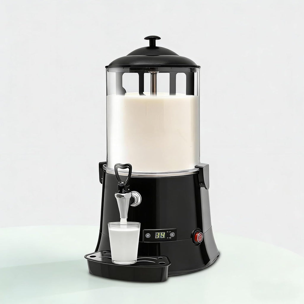 Commercial Hot Chocolate Machine & Beverage Dispenser, 5L/10L Electric Warmer for Coffee, Hot Chocolate, Milk Tea, 600W Chocolate Dispenser Warmer for Cafes & Restaurants,10L