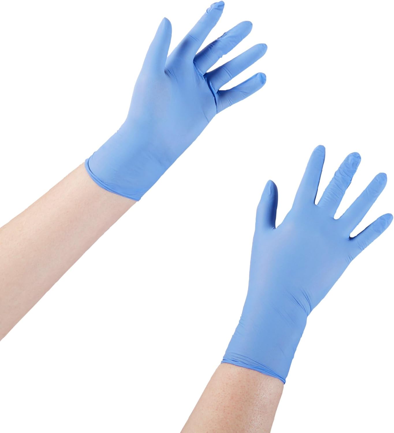 McKesson Confiderm 3.5C Nitrile Exam Gloves - Powder-Free, Latex-Free, Ambidextrous, Textured Fingertips, Chemo Tested, Non-Sterile - Blue, Size XS, 200 Count, 10 Boxes, 2000 Total