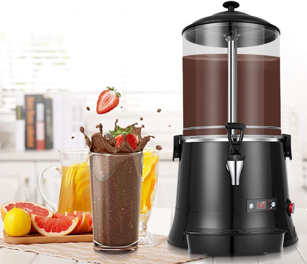 YUCHENGTECH 10L Commercial Hot Chocolate Maker Upgrade Machine Hot Chocolate Dispenser Warmer for heating Chocolate Coffee Milktea CE Certification 100-120V (10L)