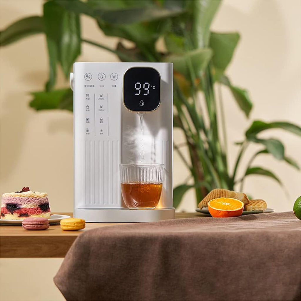 Instant Hot Water Dispenser, Hot Water Machine, Tea Coffee 2.8L Water Tank, 4-Step Temperature Control, Safety Child Lock, Overheat Protection,Water Levels 200ML/350ML