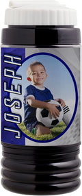 Neil Enterprises, Inc. 15 oz. Black Photo Sports Bottle - Case of 24