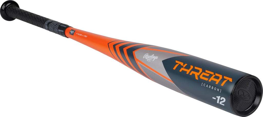 Rawlings | Threat Baseball Bat | USA | -12 Drop | 2 5/8' Barrel | 1 Pc. Composite
