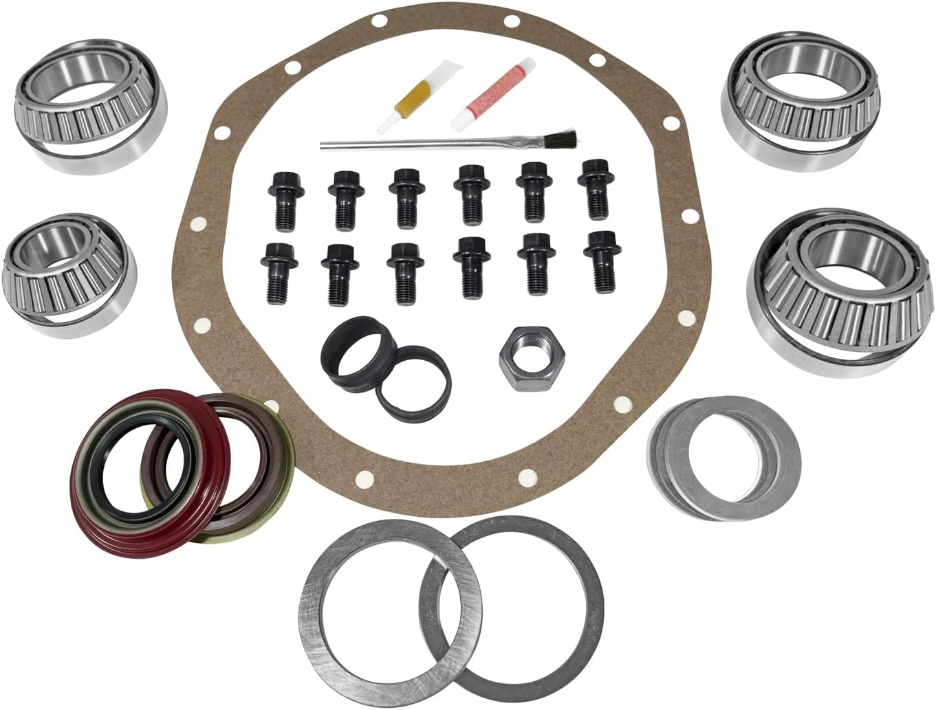 Yukon Master Overhaul kit, GM 9.5', '97-'13, semi-Float diff, w/Triple Lip Seal