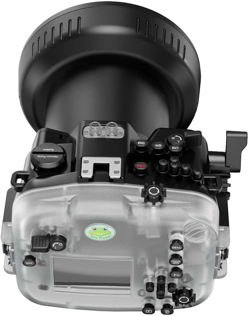 Seafrogs Underwater Housing for Sony FX3 I FX30, [40M/130FT] Waterproof Case Scuba Diving Housing for Sony ILME-FX3 I FX30 +24-70 mm F2.8 GM, FE 16-35mm F2.8 GM, for Sigma 24-70mm F2.8