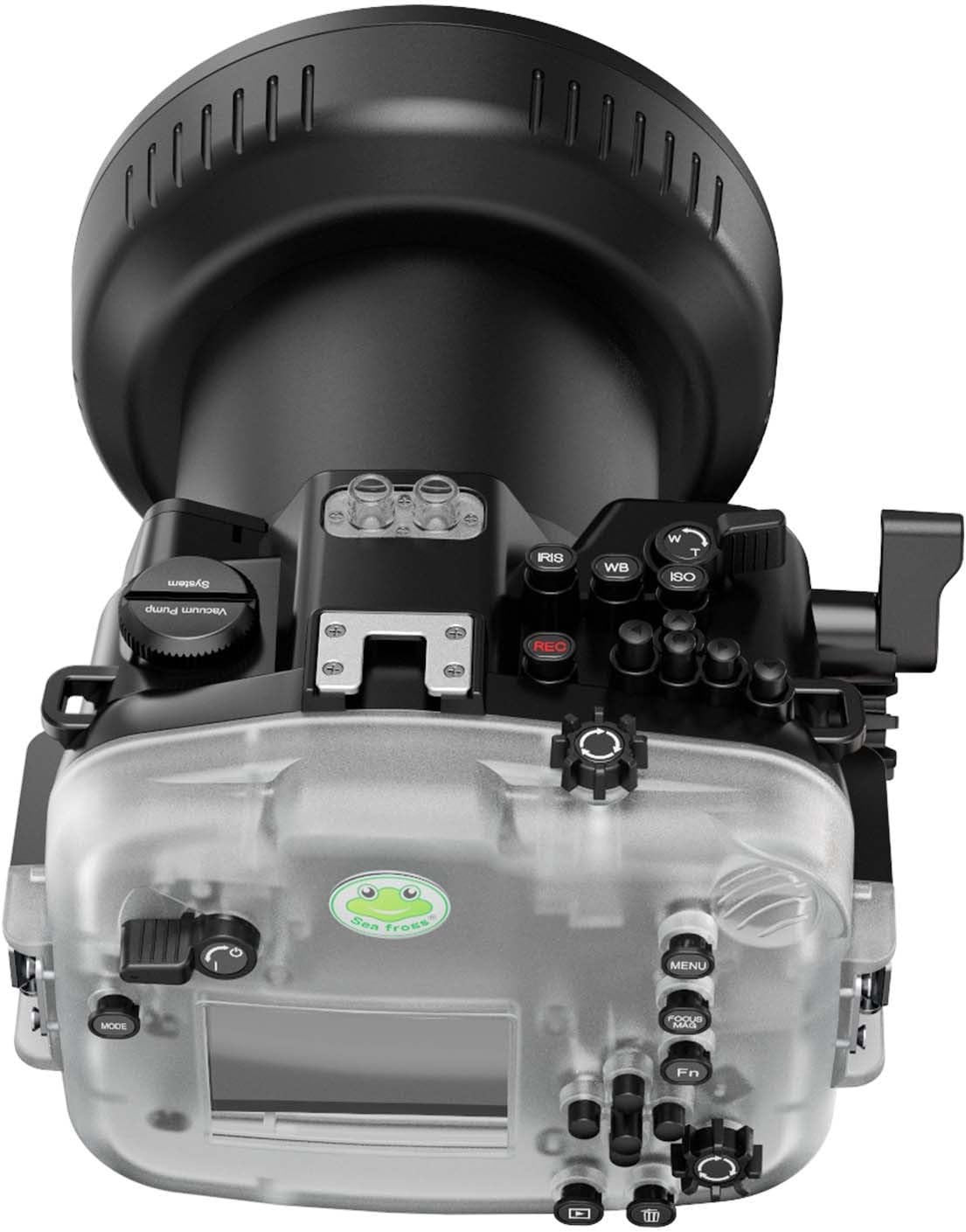 Seafrogs Underwater Housing for Sony FX3 I FX30, [40M/130FT] Waterproof Case Scuba Diving Housing for Sony ILME-FX3 I FX30 +24-70 mm F2.8 GM, FE 16-35mm F2.8 GM, for Sigma 24-70mm F2.8