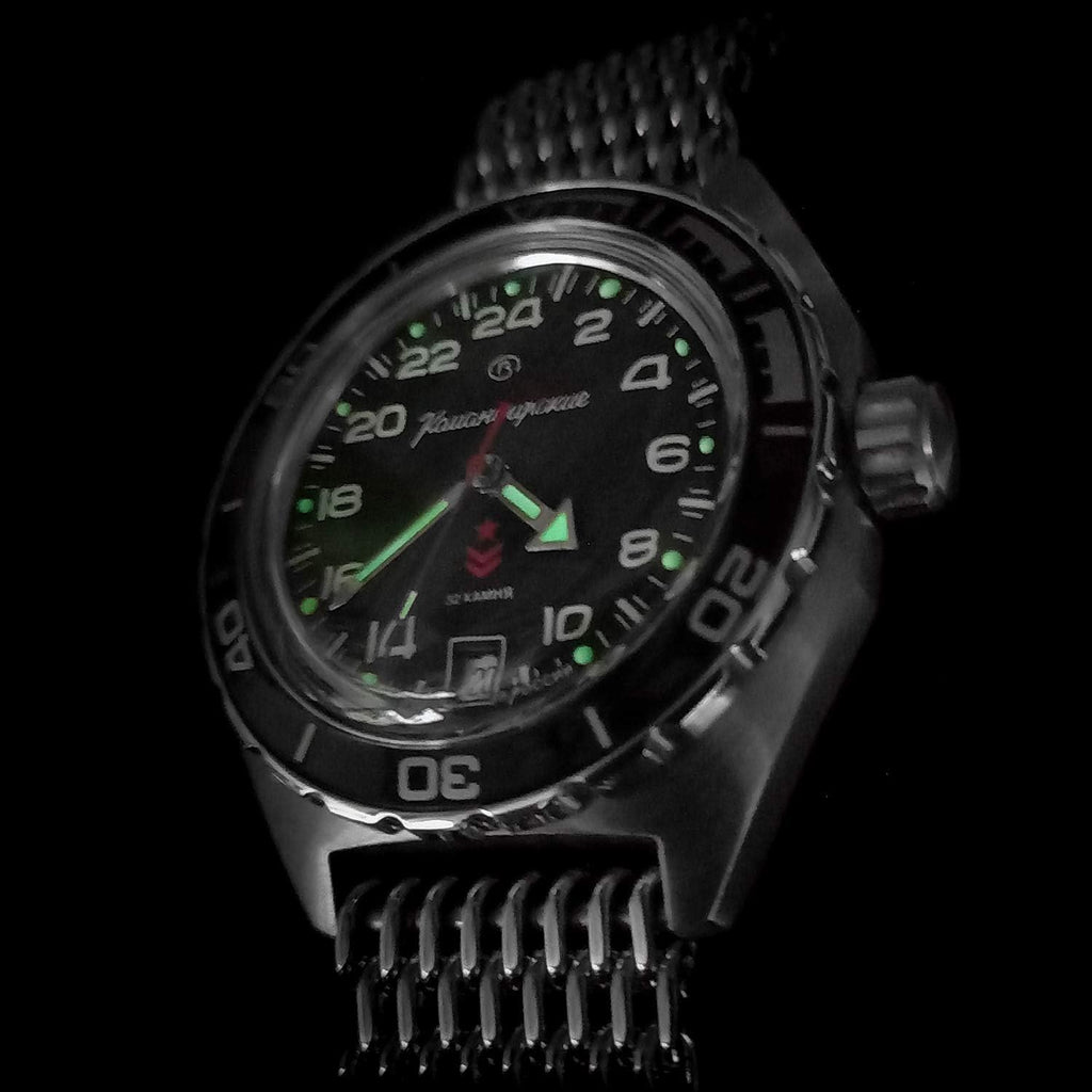 Vostok | Komandirskie 650541 GMT Automatic Mechanical Self-Winding Diver Wrist Watch