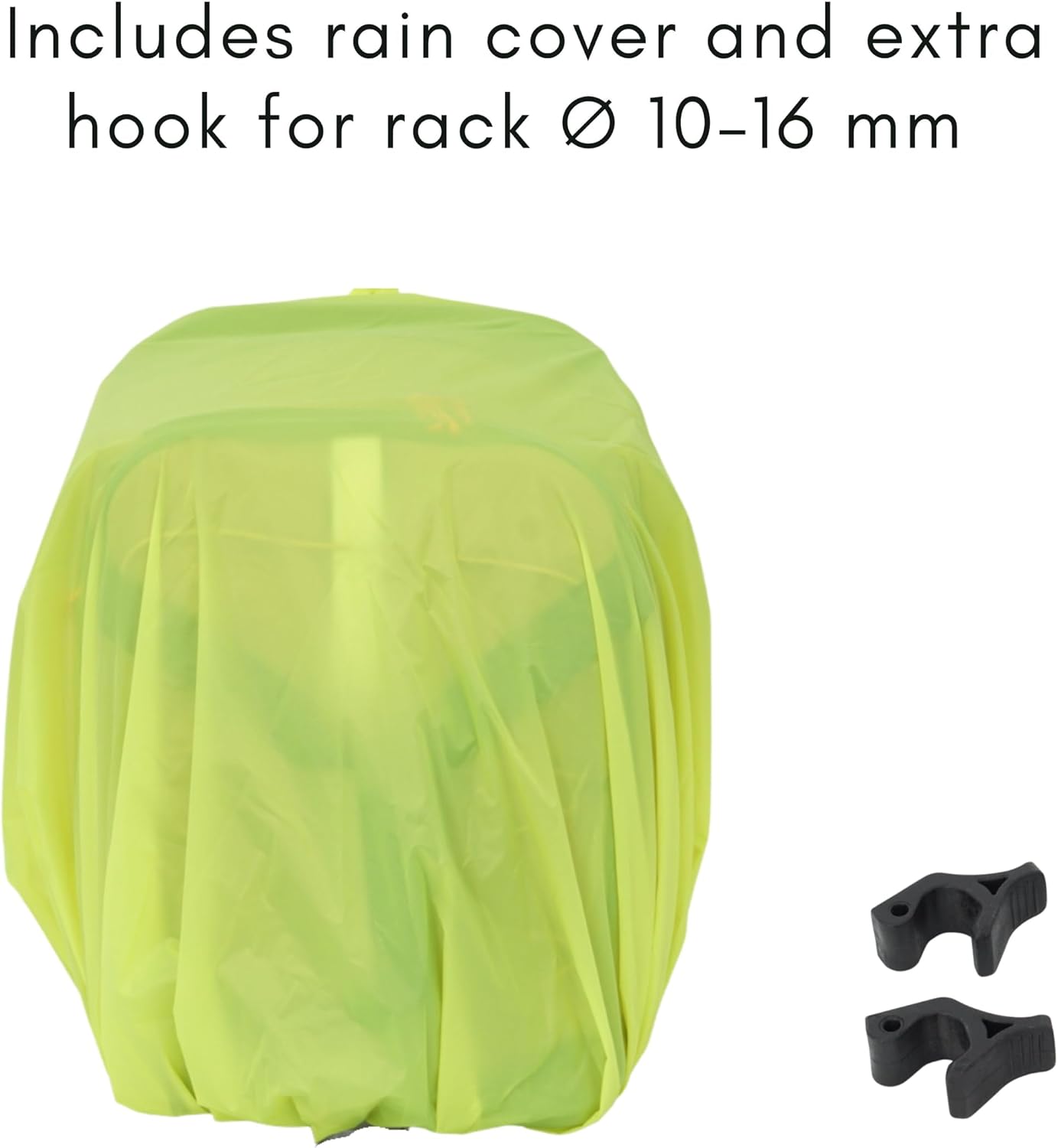 Vincita Voyage B.D.R. 3-in-1 Rear Rack Bag – 37L Backpack, Duffle & Pannier Combo – KLICKfix UniKlip 2.0 Quick Release – Water-Resistant Touring Gear for Folding Bikes. (Grey)