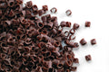 Belgian Milk Chocolate Curl Blossom Topping - 12 Lb Bag - Gourmet Dessert Decorations
