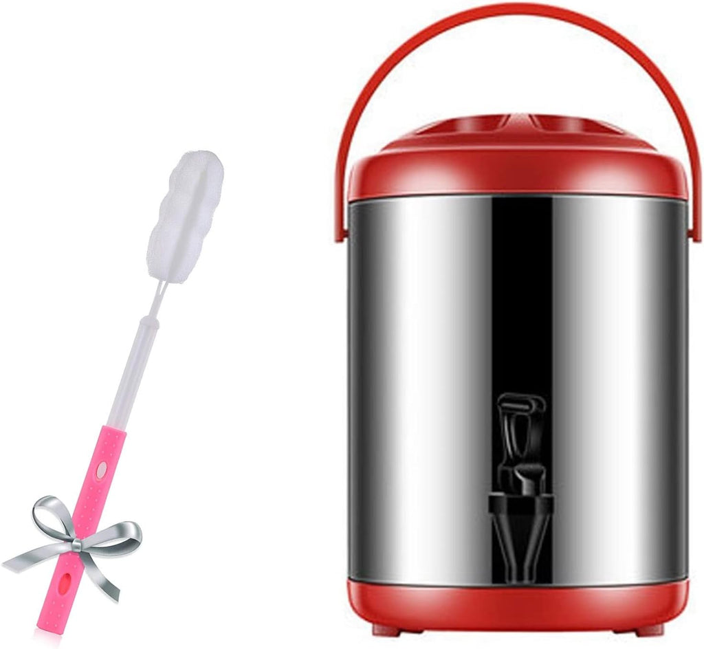 Drink Dispenser Drink Dispenser, Hot Water Pot and Beverage Dispenser Water Warmer and Dispenser for Tea or Coffee Commercial Milk Tea Barrel Insulated Bucket Thermal Carafes for Parties