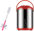 Drink Dispenser Drink Dispenser, Hot Water Pot and Beverage Dispenser Water Warmer and Dispenser for Tea or Coffee Commercial Milk Tea Barrel Insulated Bucket Thermal Carafes for Parties