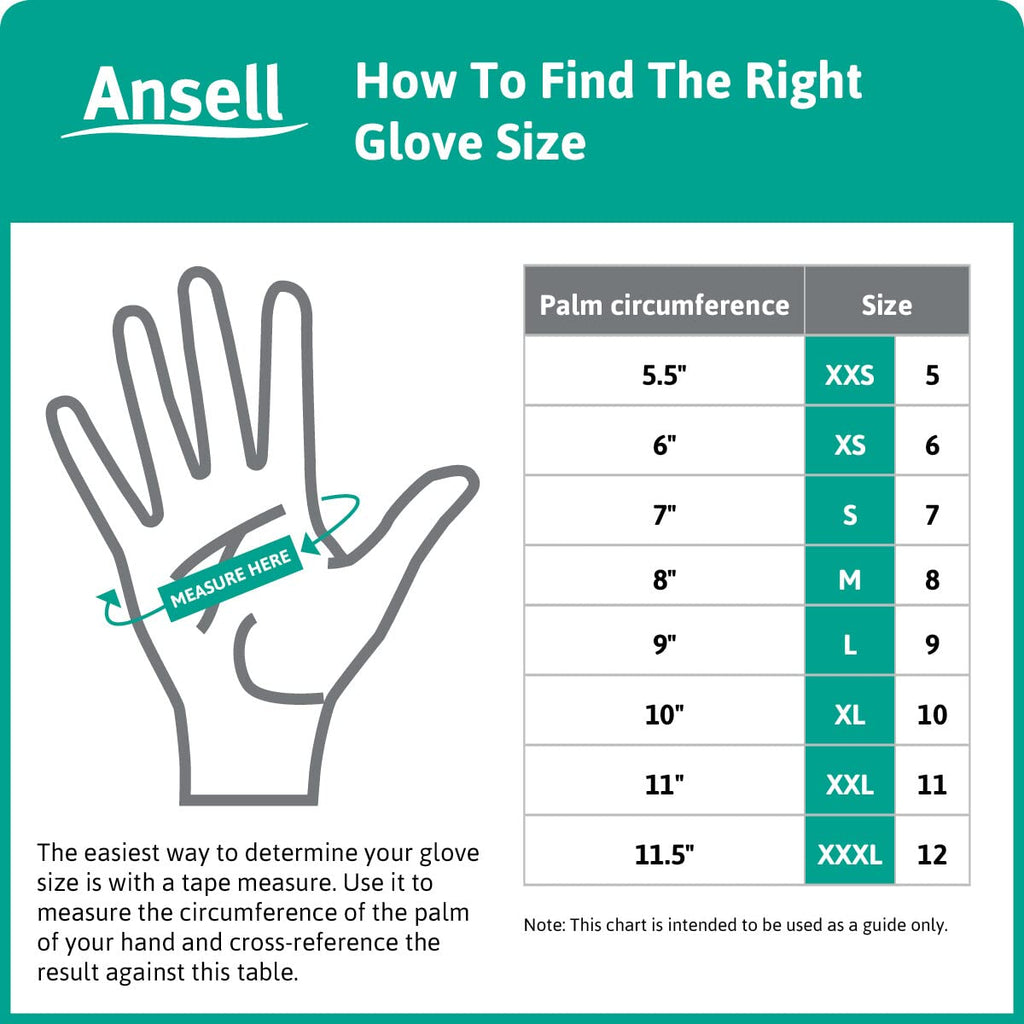 Ansell MICROFLEX MidKnight MK-296 Exam Standard Gloves - Size XL, Black (Case of 1000)