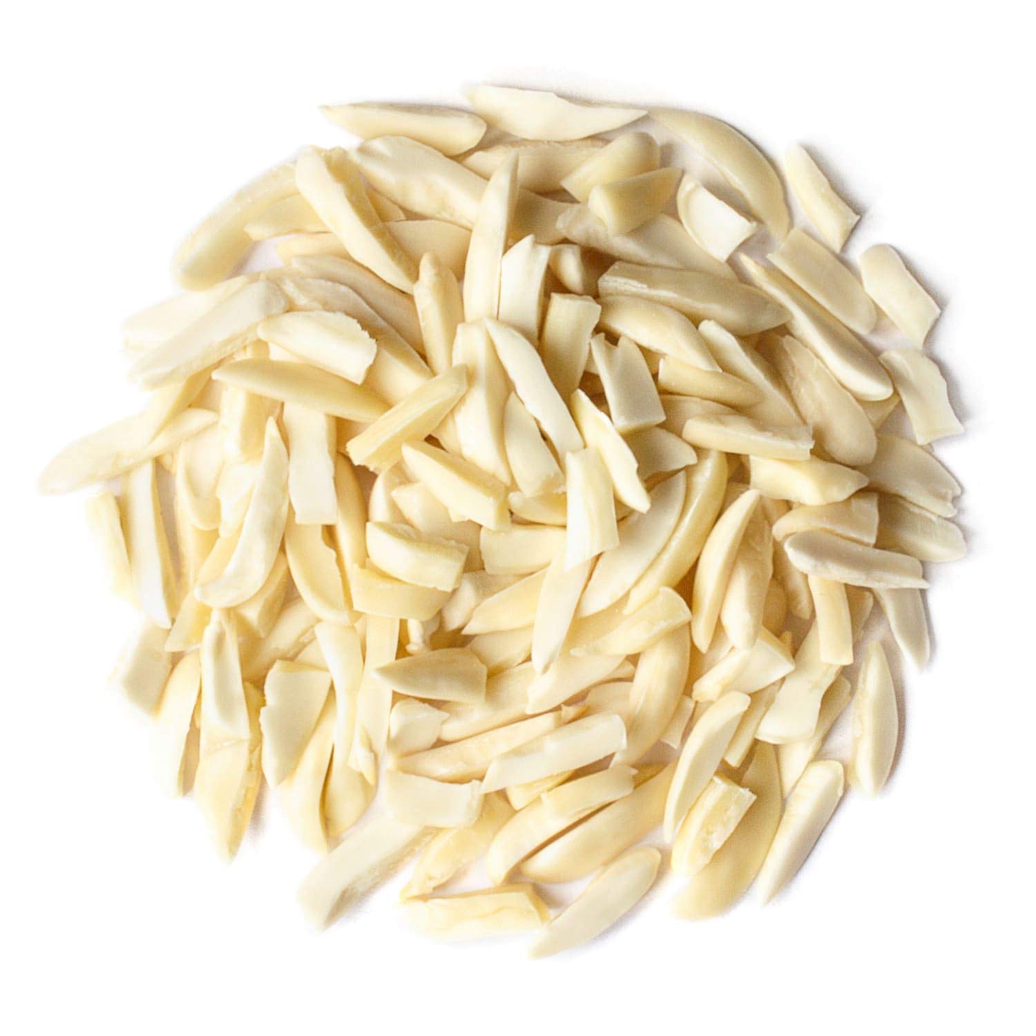 Food to Live - Blanched Slivered Almonds, 25 Pounds Chopped Raw Blanched Almonds, Unsalted, Vegan, Keto, Kosher, Bulk. High in Protein, Vitamin E, Riboflavin. Great for Cooking, Baking, Salads