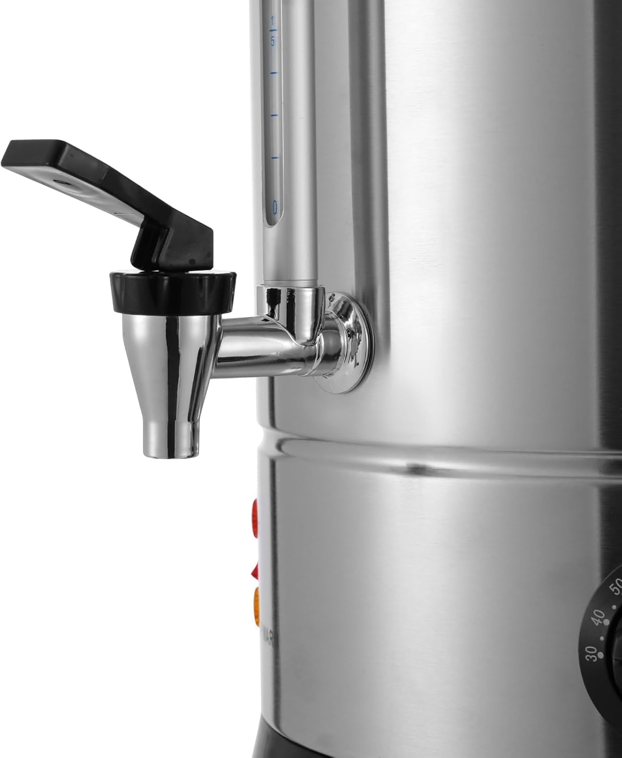 Electric Hot Water Dispenser, Stainless Steel Commercial Water Boiler and Warmer, Coffee Tea Urn, Adjustable Tabletop Tea Coffee Urn for Party Buffet Catering