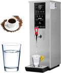 Hot Water Dispensers 25L, 3000W Electric Water Boiler and Dispenser, Commercial Water Boiler and Warmer, LCD Touch Screen, for Home & Office,Silver