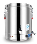 Commercial Hot Water Urn Dispenser, 40L 50L 60L 70L Large Capacity Stainless Steel Beverage Boiler with Temperature Control (86-230°F) for Coffee, Office, Restaurant, Home Use