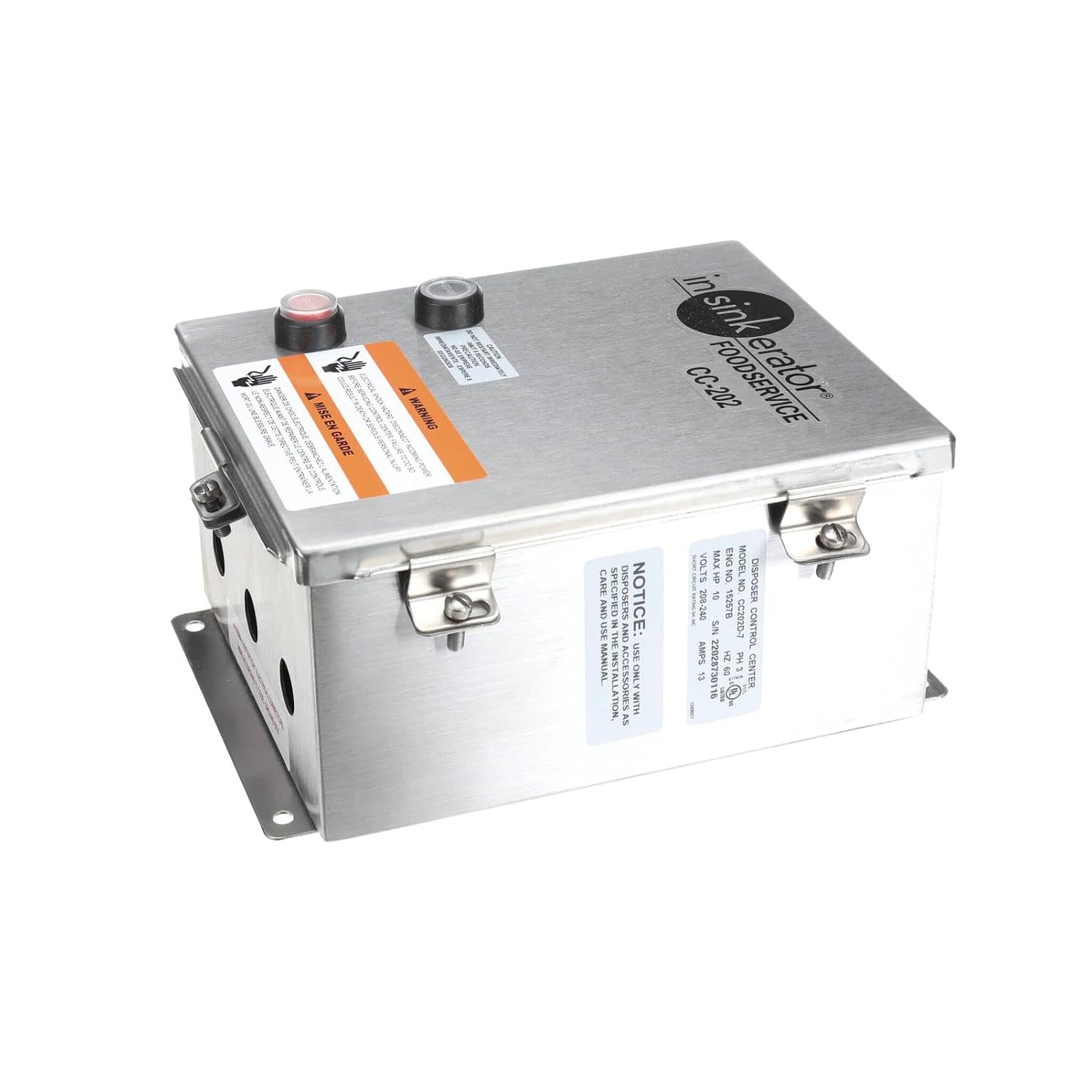 InSinkErator Control Center W/Auto Reverse