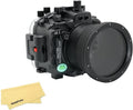 Seafrogs Underwater Housing for Sony A1 40M/130FT Waterproof Case with Standard Port for Sony 28-70mm F3.5-5.6, 16-35mm F/4, 24-70mm F/4 Lens