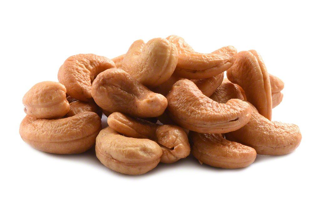 Bulk Roasted Cashews Jumbo 240 18lb (Case) — Wholesale Roasted Unsalted Cashews, Whole Jumbo Cashews
