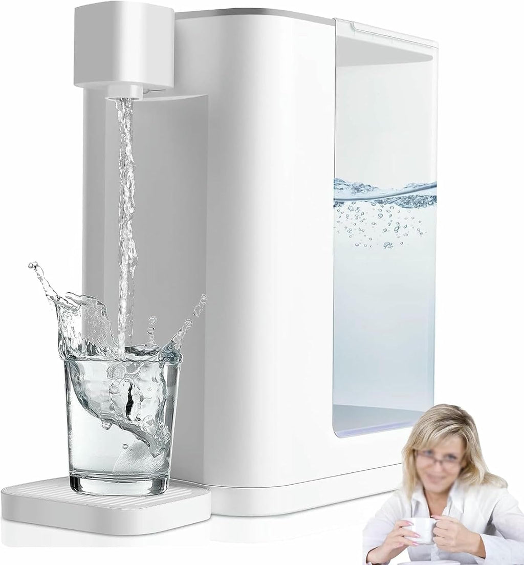 3L Instant Hot Water Dispenser, 2100W Hot Water Dispenser, Water Boiler with 5 Temperature Presets, 3s Fast Boil, with Digital Touch screen, Kettle for Home Office