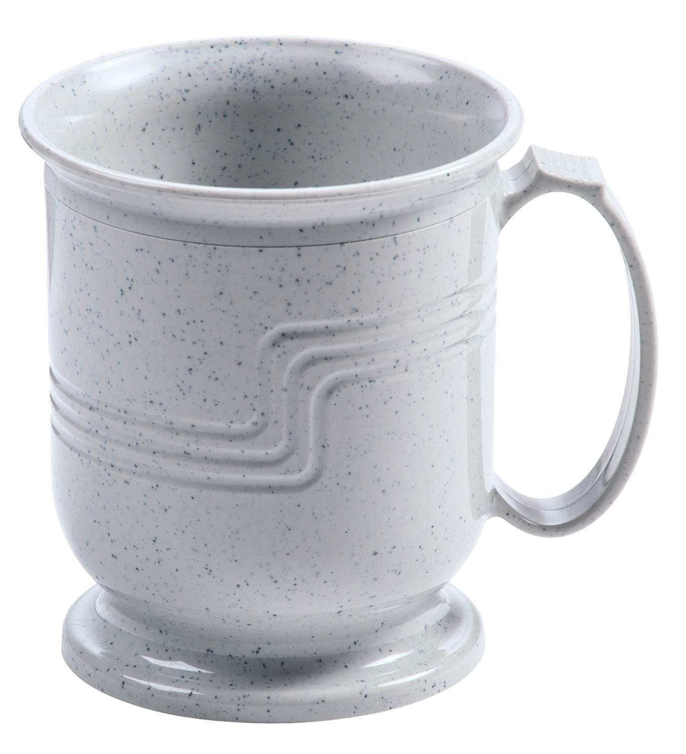 Cambro MDSM8480 Meal Delivery 8 Ounce Mug Speckled Gray Case of 48