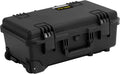 MEIJIA Premium Waterproof Hard Compact Rolling Camera Case with customizable fit foam and wheels,Full Protection with Light&Convenient Design,21.7'x14.1'x8.8',Elegant Black