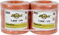 Bridon Black Gold Orange Hay Baling Twine, 170 Pound Knot Strength and 7,200 Foot Length, 2 3,600 Foot Spools, Crop Baling, Christmas Tree wrap (20)
